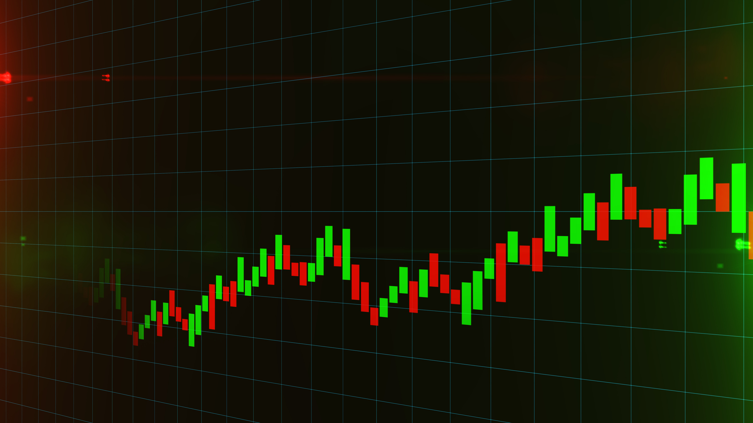 Graph Chart of Stock Market Investment Trading